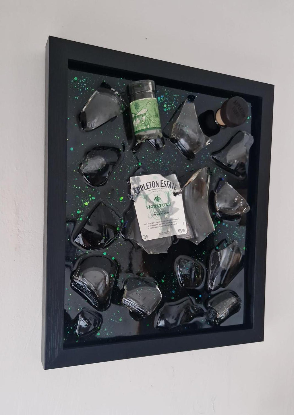 Appleton Rum Smashed Bottle Wall Art