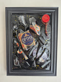 Opihr Gin Smashed Bottle Art