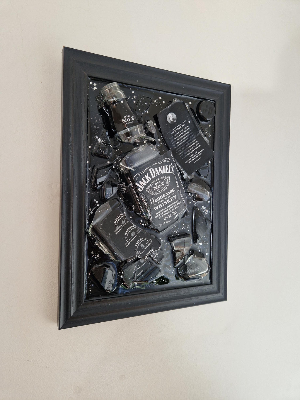 Bespoke Smashed Bottle Art - Handmade to order