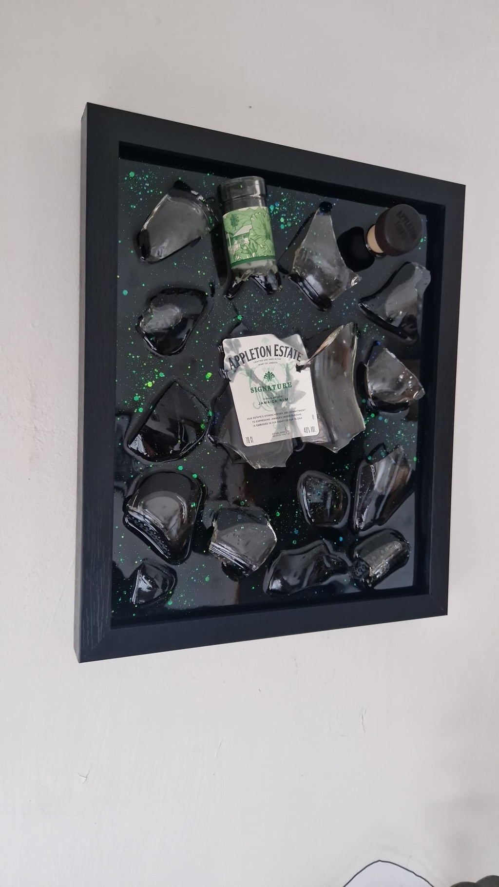 Bespoke Smashed Bottle Art - Handmade to order