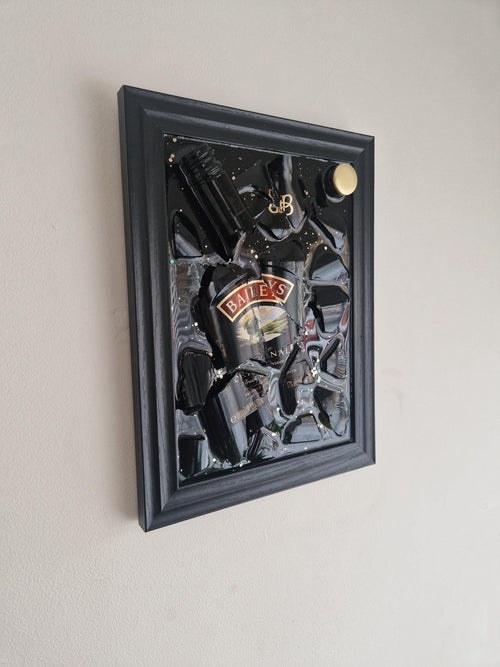 Bespoke Smashed Bottle Art - Handmade to order
